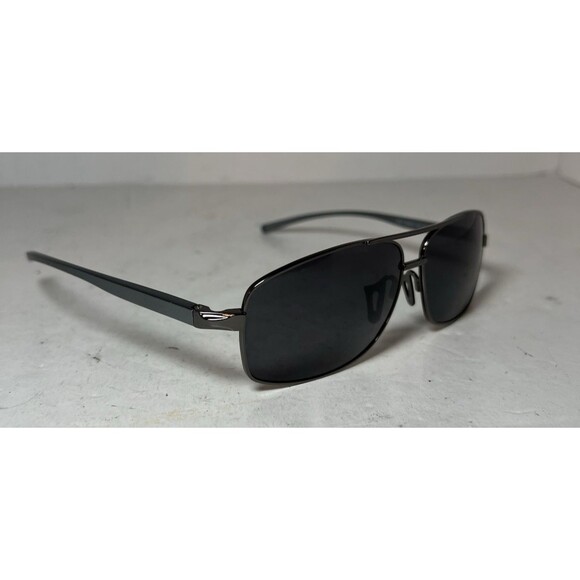 SUNGAIT Sunglasses Aviator Polarized 2458 Men's Black Gray Lens Lightweight - Picture 1 of 5